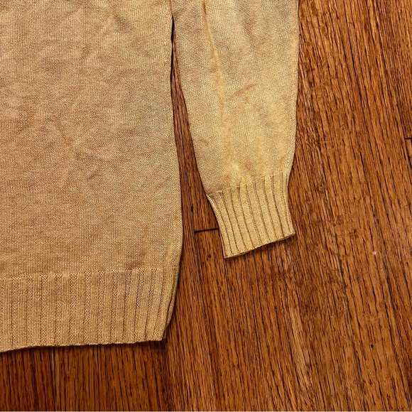 Bill’s Khakis Yellow 1/4 Quarter Zip Sweater XL - Picture 4 of 6